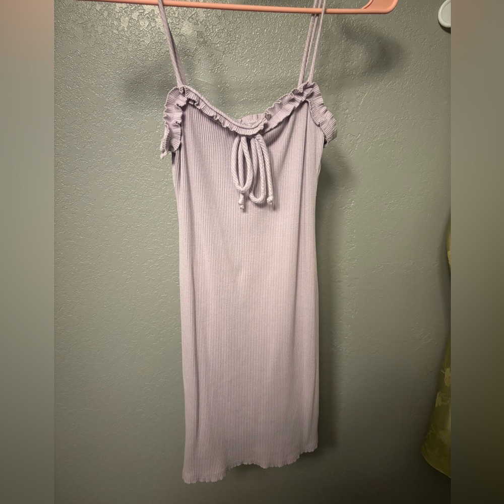 Urban Outfitters Lavender Ruffle Strap Dress